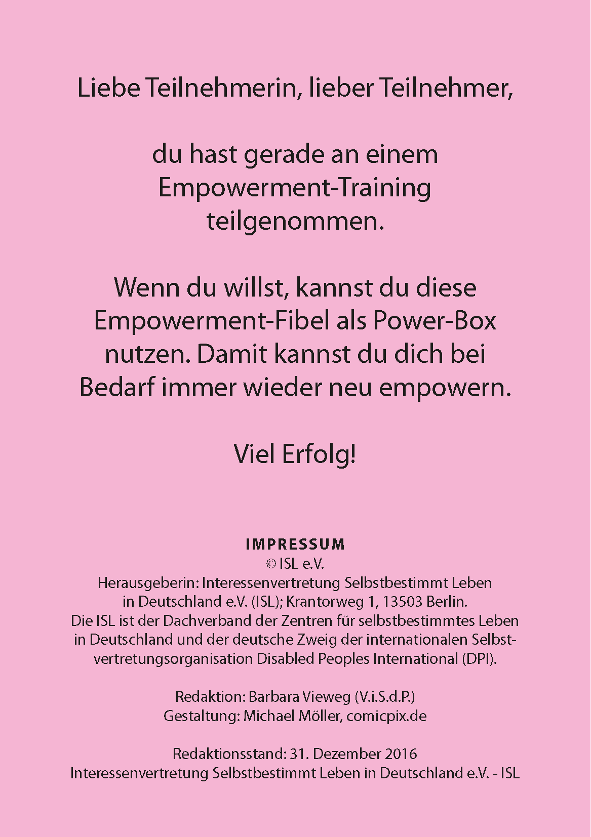 Seite 2 der Empowerment-Fibel