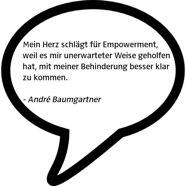 Sprechblase Andre Baumgartner