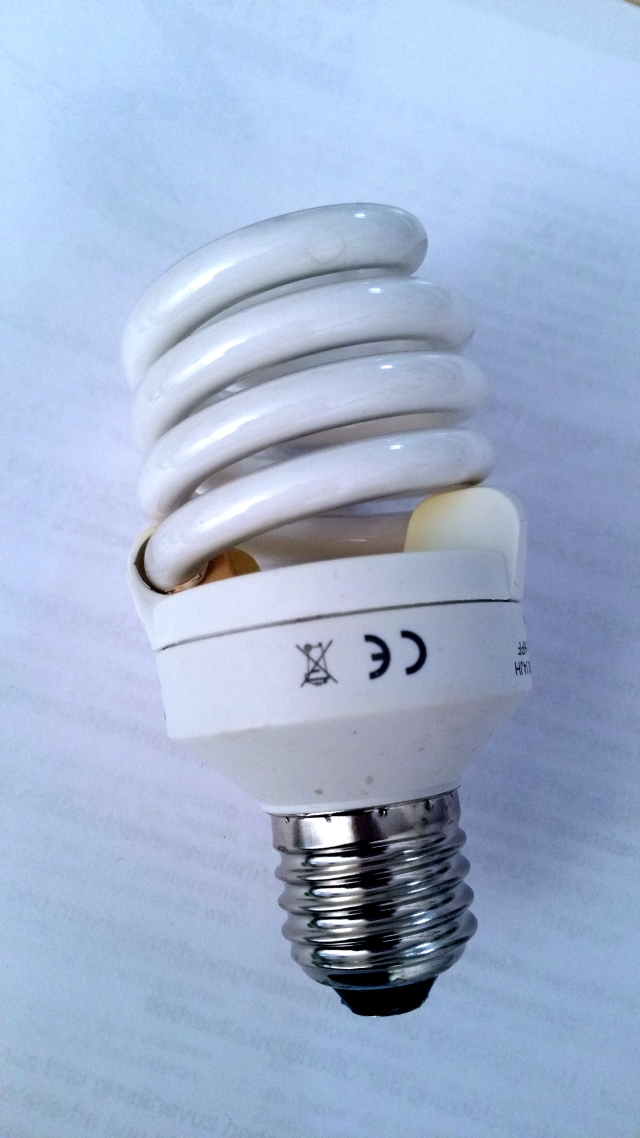 Bild einer Energiesparlampe